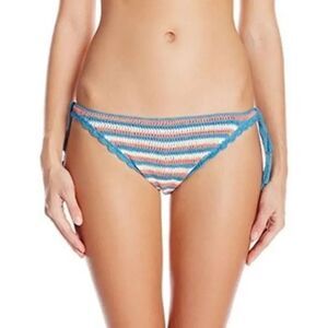 Mink Pink LOST AND LOVING IT ADJUSTABLE SIDE STRAP BIKINI BOTTOM SIZE S